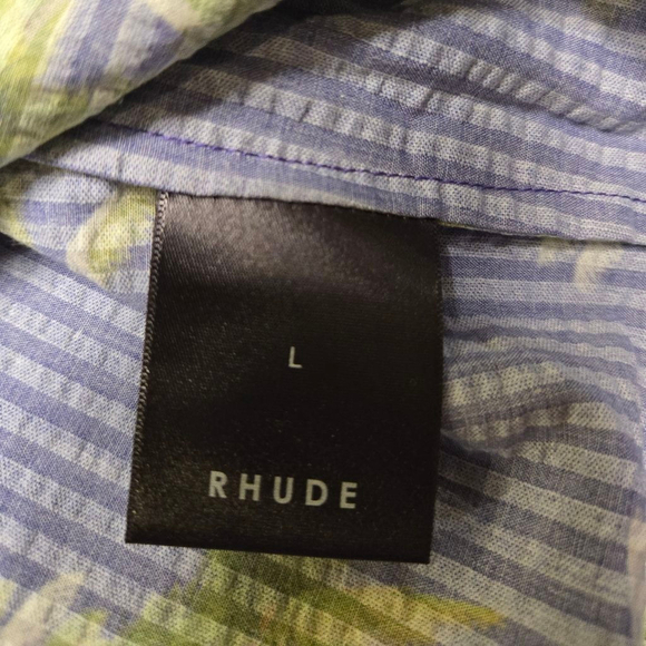 Rhude Hawaiian Shirt Large NWT - Picture 3 of 5